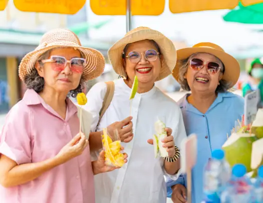 3 happy ladies Thailand