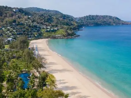 Aerial Katathani Phuket Beach Resort