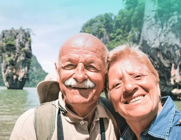 Couple taking Selfie in Thailand